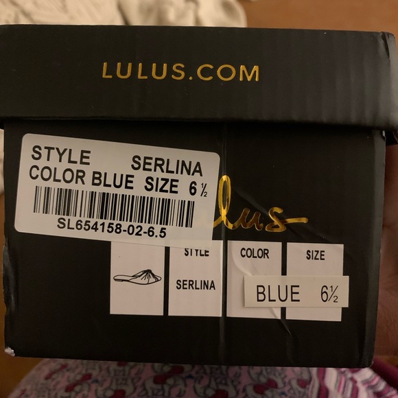 New Lulus blue shoes - Picture 4 of 4